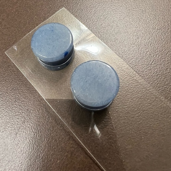 NIP Healing Stones Blue Aventurine 5/8in Plugs - Picture 2 of 6